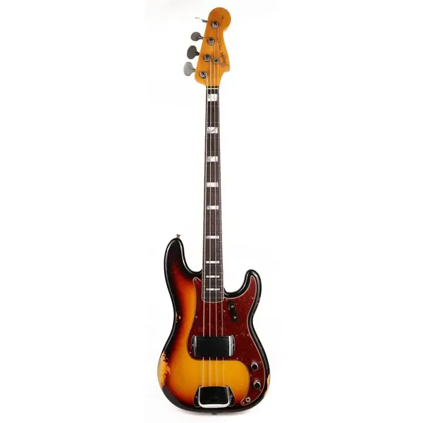 Бас-гитара Fender Custom Shop Limited Edition Jazz Precision Bass Heavy Relic Sunburst