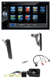 Blaupunkt SD USB TMC Bluetooth 2DIN Lenkrad Navigation für Toyota RAV 4 2001-200