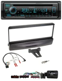 Автомагнитола Kenwood Bluetooth, DAB, USB, CD для Ford Escort/Focus черная