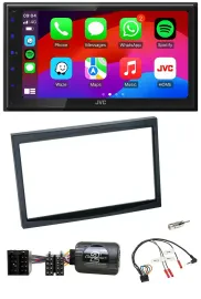 JVC Bluetooth USB Lenkrad 2DIN DAB Autoradio für Citroen C3 C2 Berlingo schwarz