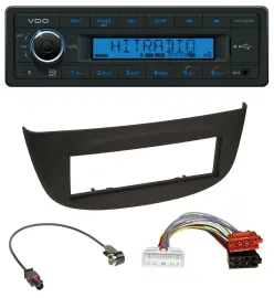 VDO Bluetooth AUX USB MP3 Autoradio für Renault Twingo ab 2015 schwarz