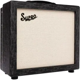 Supro 1614RT Amulet 1x12-inch 15-watt Tube Combo Amp Black Scandia