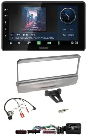 Kenwood Lenkrad Bluetooth USB DAB Autoradio für Ford Mondeo 2000-2002 silber