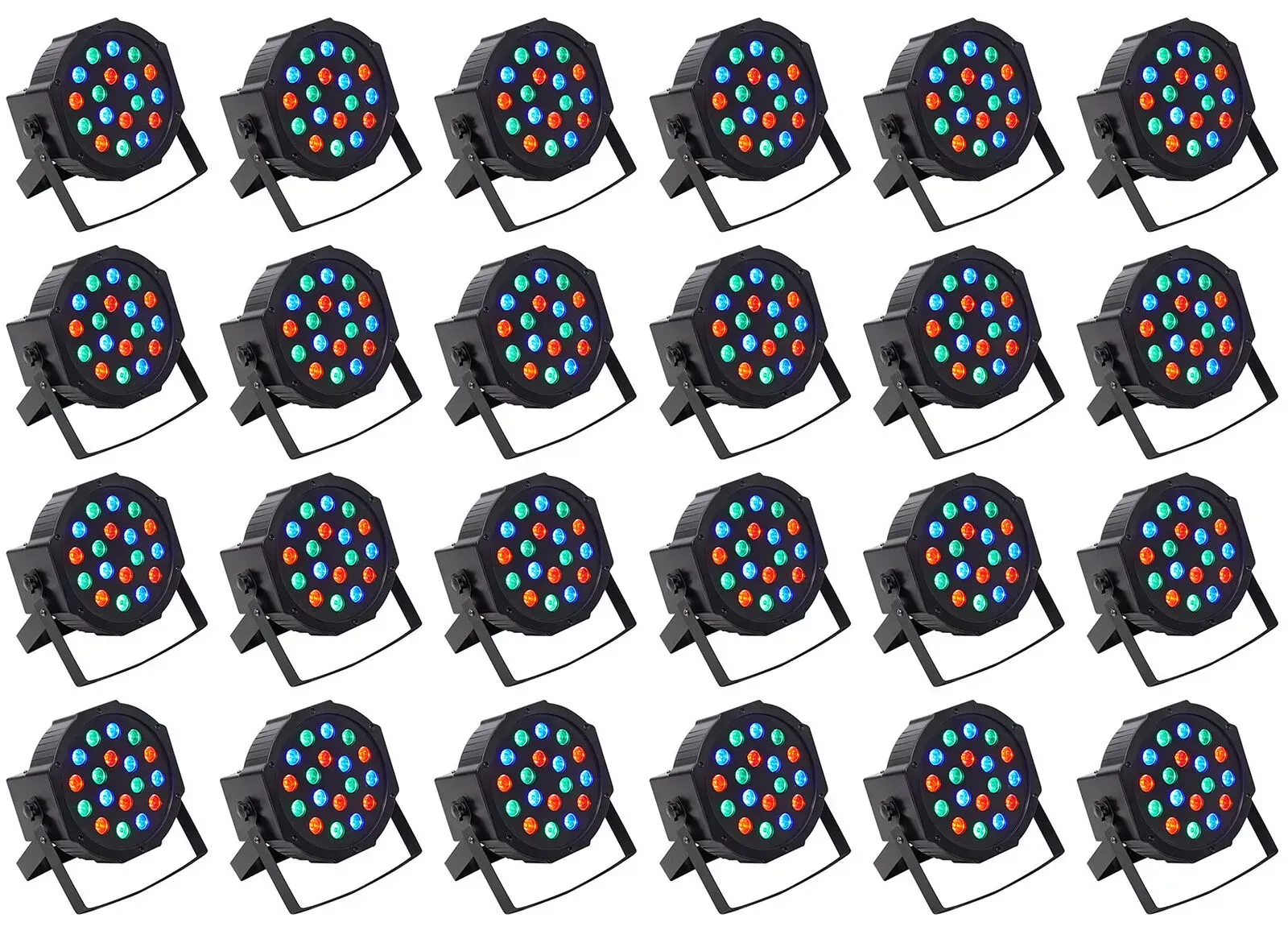 Светодиодный прибор Rockville RockPAR50 LED RGB Compact (24 штуки)