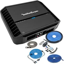 Rockford Fosgate P300X1 Punch Series Monoblock Amp + Amp Kit