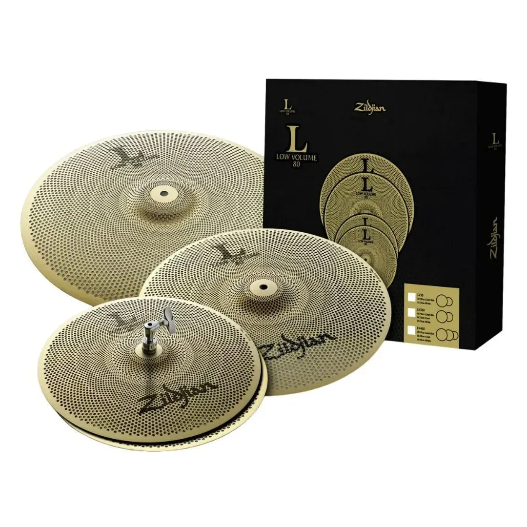 Б/У Тарелки Zildjian L80 Low Volume 14"/16"/18" (набор, 3 шт.)