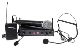 Samson Concert 288 UHF Headset Wireless Microphone Mic For Church Sound Systems