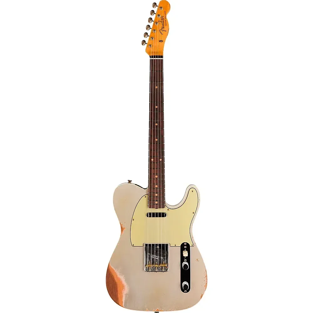 Электрогитара Fender Custom Shop 1960 Telecaster Custom Heavy Relic Aged Inca Silver