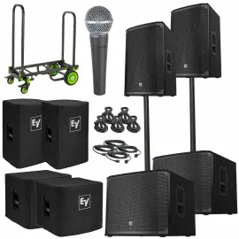 Electro-Voice EKX-15P 15" Powered Speakers with 18" Subwoofers