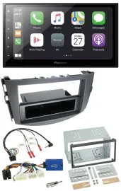 Pioneer Lenkrad Bluetooth DAB 2DIN USB Autoradio für Toyota RAV 4 ab 2011 28 Pin