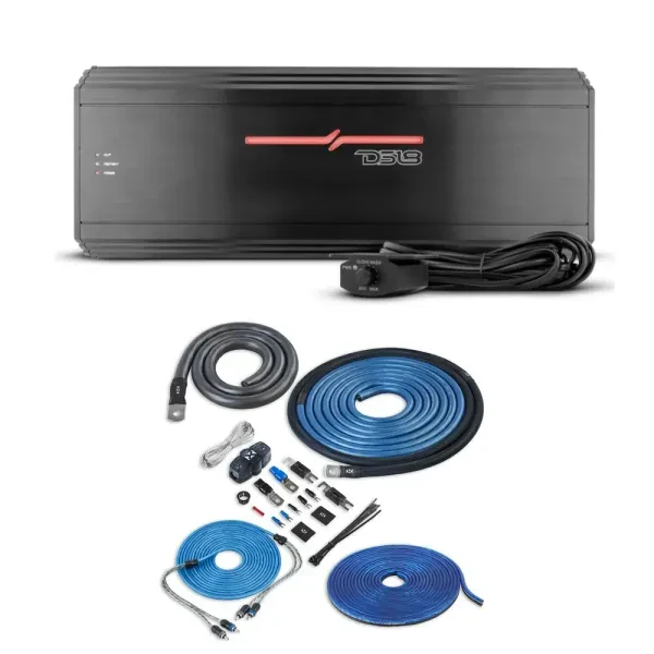 DS18 ZR2000.1D 6000W Class-D Monoblock Amplifier with Amp Kit