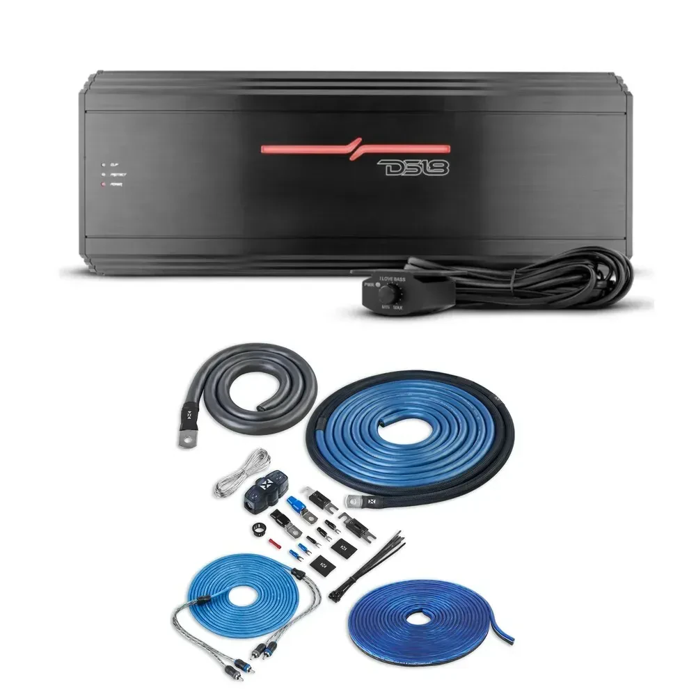 Усилитель мощности DS18 ZR2000.1D 1-канальный моноблок Class-D 6000W (набор)