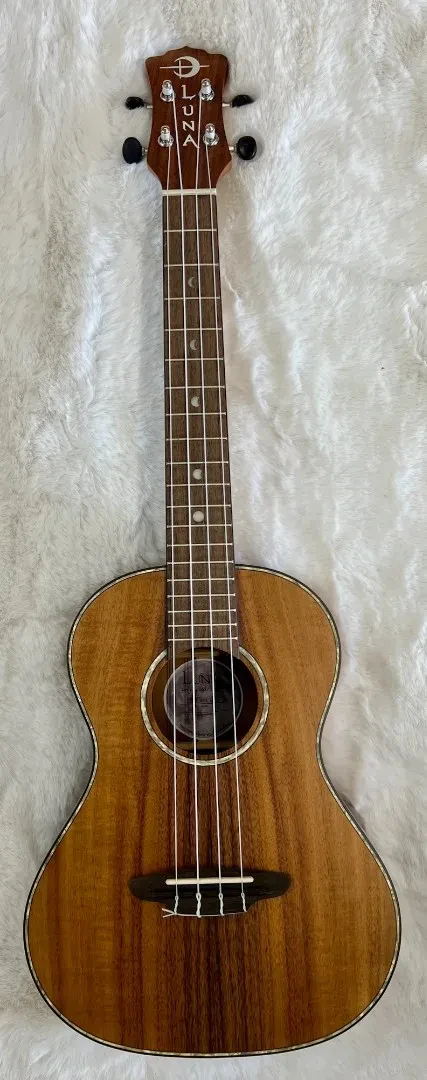Luna Guitars Luna Maluhia Solid Acacia Koa Tenor Ukulele - Prototype - Model  MAH-AST #1