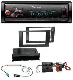 Автомагнитола Pioneer Bluetooth USB MP3 DAB для Audi A4 B7 2004–2008 (Symphony активная система)