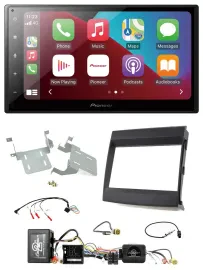 Pioneer USB Lenkrad DAB 2DIN Bluetooth Autoradio für Porsche Cayenne MOST-Sounds