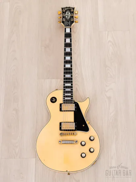 Электрогитара Gibson Les Paul Custom HH Alpine White w/case USA 1977