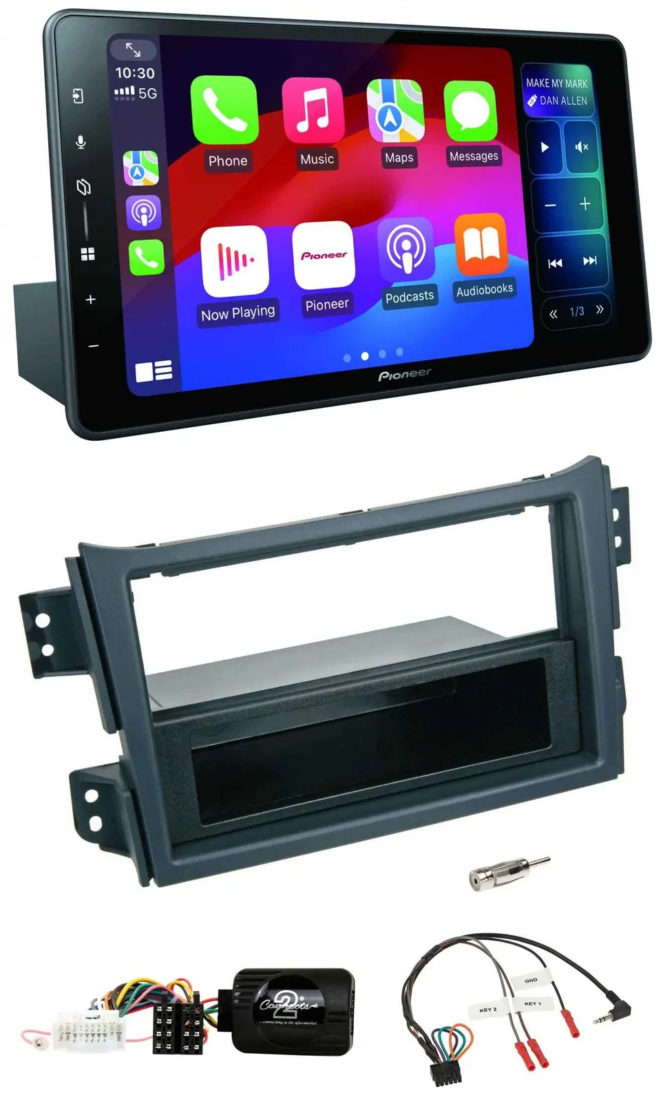 Pioneer Bluetooth DAB Lenkrad USB Autoradio für Opel Agila B Suzuki Splash 2008-