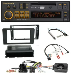 Pioneer DAB Lenkrad USB Bluetooth Autoradio für Audi A3 Symphony ISO 8P 2003-200