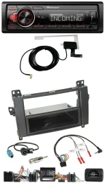 Pioneer USB Lenkrad DAB Bluetooth Autoradio für Mercedes A-Klasse W169 B-Klasse