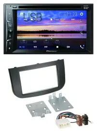 Pioneer Bluetooth 2DIN USB DVD DAB MP3 Autoradio für Mitsubishi Colt 2008-2012