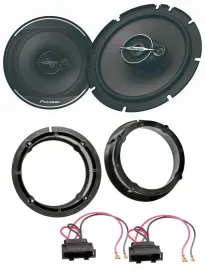 Pioneer 16,5cm 3-Wege 320Watt Lautsprecher für VW Golf IV V Passat Tür Front Hec