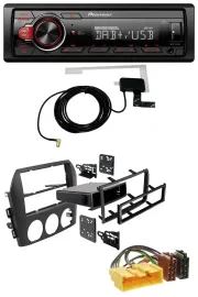 Pioneer 1DIN MP3 DAB USB AUX Autoradio für Mazda MX-5 (2005-2008)