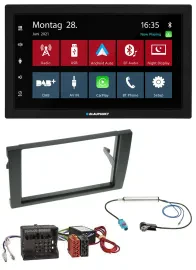Blaupunkt MP3 Bluetooth DAB 2DIN USB Autoradio für Audi A4 B7 04-08 Aktivsystem