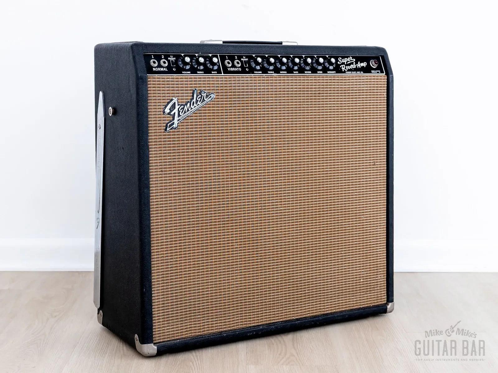 1964 Fender Super Reverb Pre-CBS Black Panel Tube Amp w/ Jensen C10R Ceramic