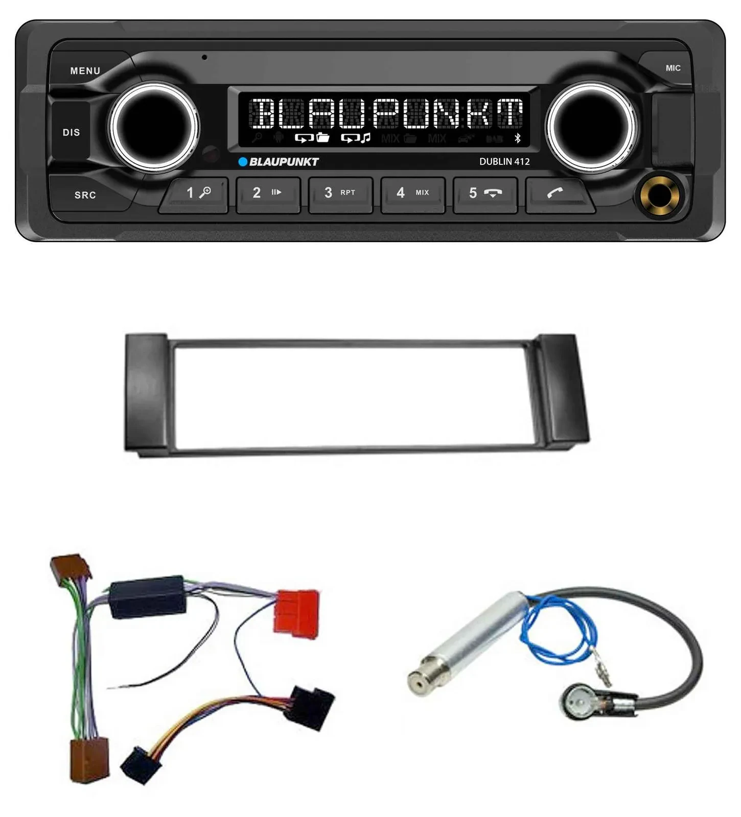 Blaupunkt MP3 Bluetooth USB AUX Autoradio für Audi A3 8L 00-03 A6 C5 00-04 Aktiv