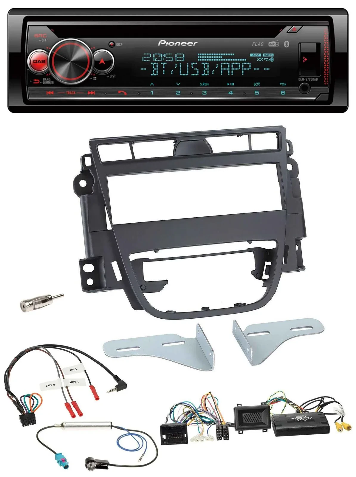 Автомагнитола Pioneer DAB, CD, Bluetooth, USB для Opel Meriva B (с 2010)