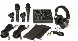 Mackie Performer Bundle w/ Mixer, 2 EM-89D Dynamic Mics, MC-100 Headphones