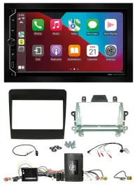 ESX 2DIN DAB USB Lenkrad Bluetooth Autoradio für Porsche 911 991 2011-2017 Infoa