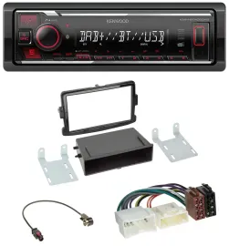 Kenwood MP3 Bluetooth USB DAB Autoradio für Dacia Lodgy Sandero Opel Vivaro