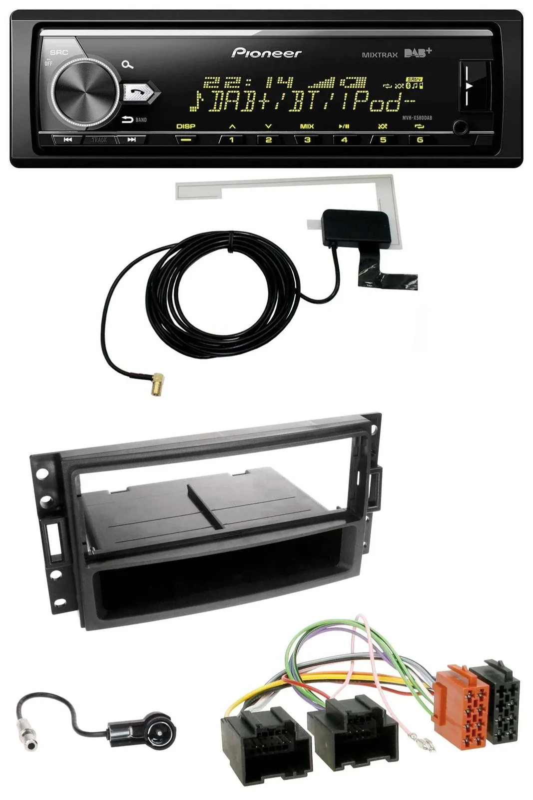 Pioneer Bluetooth DAB USB MP3 Autoradio für Chevrolet Corvette Uplander 05-13