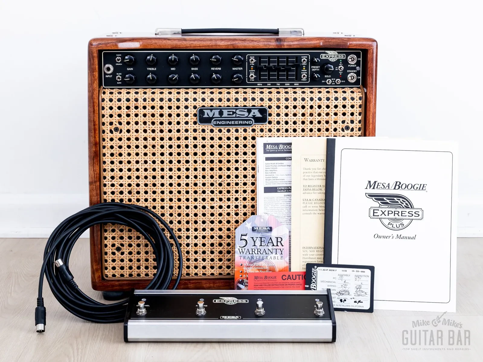 Mesa Boogie Express Plus 5:25+ Limited Edition w/ Cover, Ftsw, Paperwork