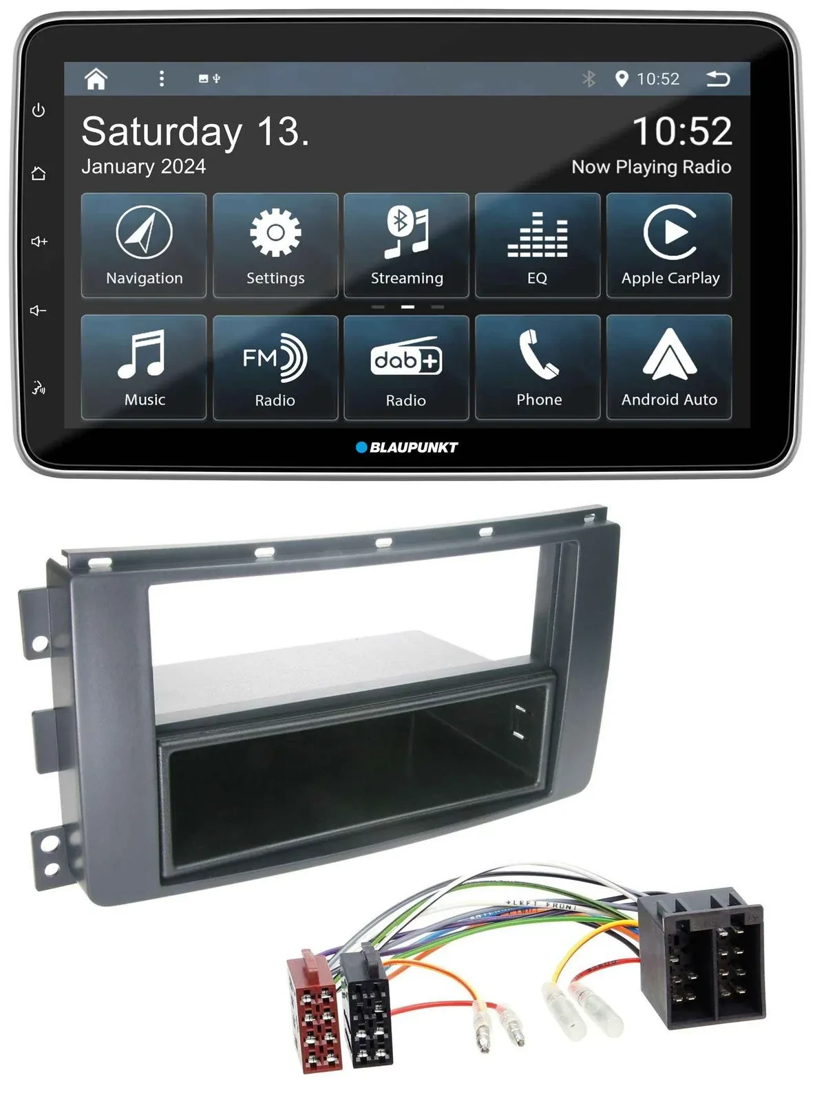 Blaupunkt USB DAB SD MP3 Bluetooth Autoradio für Smart ForFour 454 ForTwo 451 IS