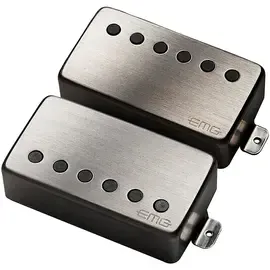 Комплект звукоснимателей для электрогитары EMG 57/66-LS Active Pickup Set Long Shaft Brushed Chrome