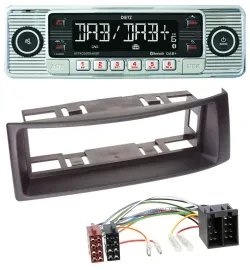 Dietz Bluetooth MP3 DAB USB Autoradio für Renault Megane Scenic bis 03 schwarz