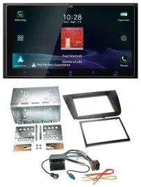 JVC USB Bluetooth 2DIN DAB MP3 Autoradio für Seat Altea Toledo Altea XL schwarz