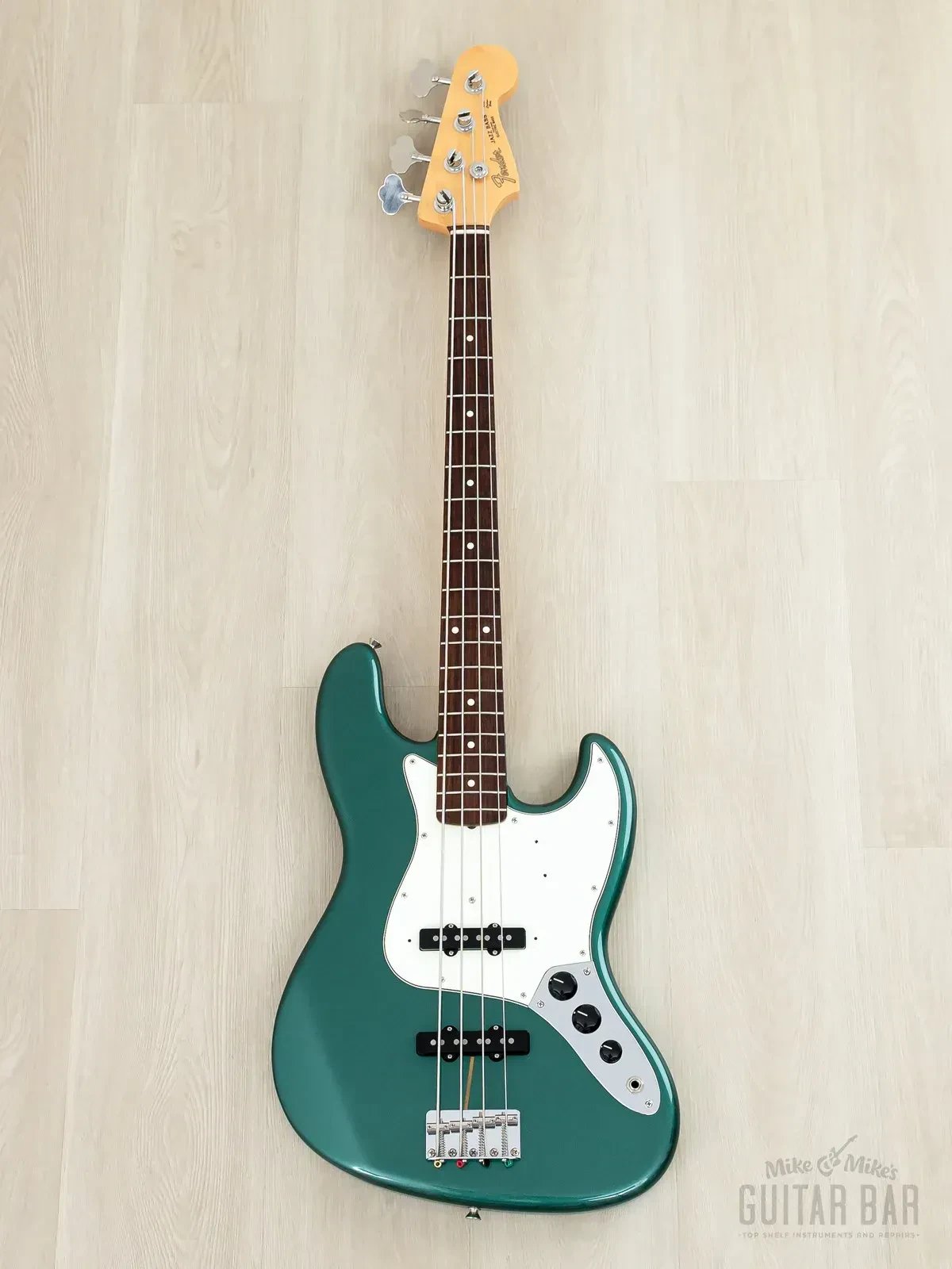 Бас-гитара Fender Hybrid 60s Jazz Bass JJ Sherwood Green Metallic w/gigbag Japan 2019