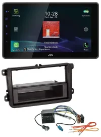 JVC DAB MP3 Bluetooth USB Autoradio für VW Caddy Golf V VI Jetta ab 03