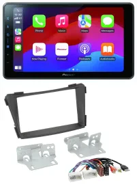 Автомагнитола для Hyundai i40 Pioneer 2DIN Bluetooth USB MP3 DAB черная