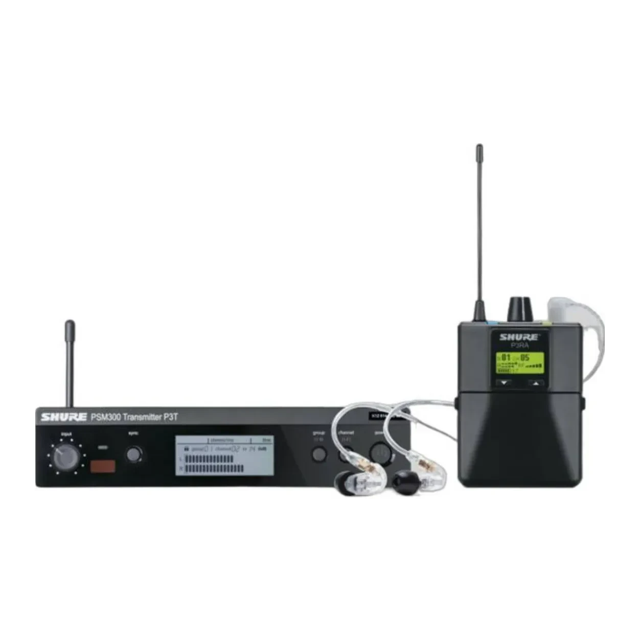 Б/У Беспроводная система персонального мониторинга Shure PSM300 P3TRA215CL с наушниками SE215 CL