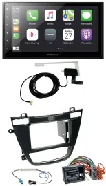 Pioneer USB MP3 2DIN Bluetooth DAB Autoradio für Opel Insignia 08-13 schwarz
