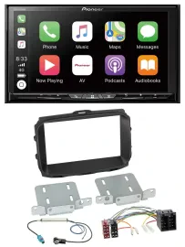 Автомагнитола Pioneer 2DIN MP3 USB DAB DVD Bluetooth для Alfa Romeo Giulietta 2013–2021