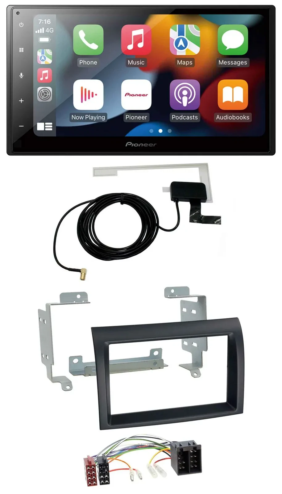 Pioneer MP3 USB Bluetooth DAB 2DIN Autoradio für Citroen Jumper Peugeot Boxer Fi