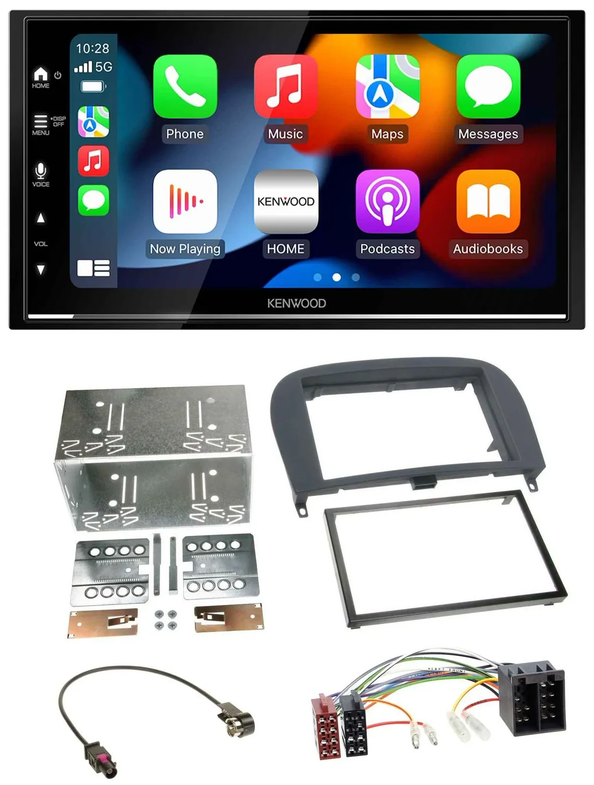 Kenwood DAB USB Bluetooth 2DIN MP3 Autoradio für Mercedes SL-Klasse 2001-2011 R2