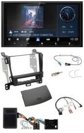Kenwood Bluetooth 2DIN USB DAB Lenkrad Autoradio für Opel Zafira ab 13 jet black