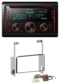 Pioneer 2DIN DAB MP3 Bluetooth USB CD Autoradio für Nissan X-Trail 2007-2014