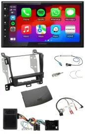 Автомагнитола Kenwood 2 DIN USB DAB Bluetooth для Opel Zafira (с 2013), черный